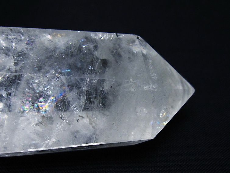虹入り ヒマラヤ水晶ダブルポイント [t98-2517] 2枚目