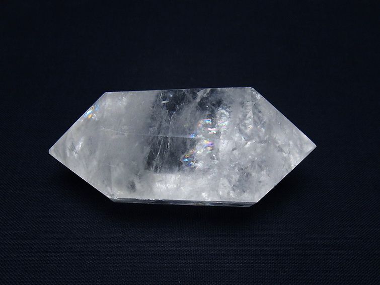虹入り ヒマラヤ水晶ダブルポイント [t98-2517] 3枚目