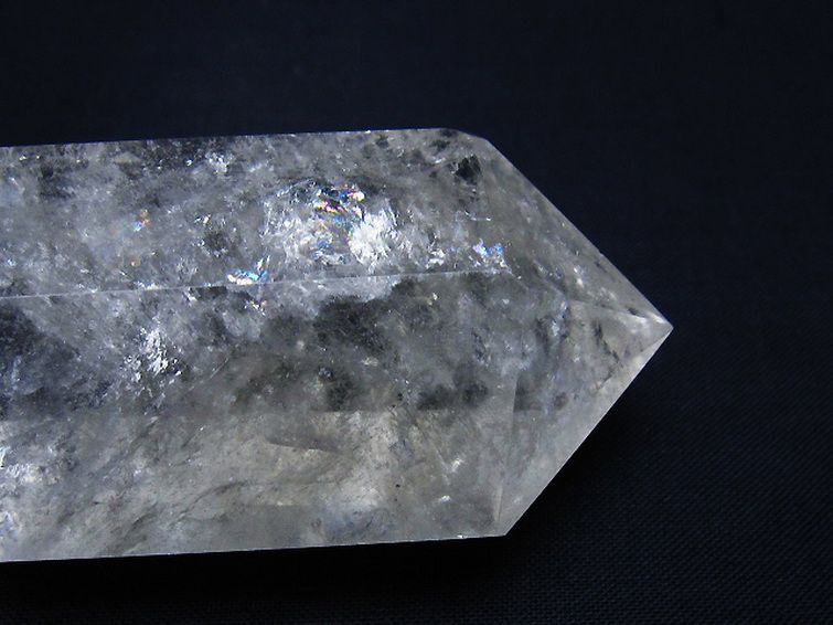 虹入り ヒマラヤ水晶ダブルポイント [t98-2532] 2枚目