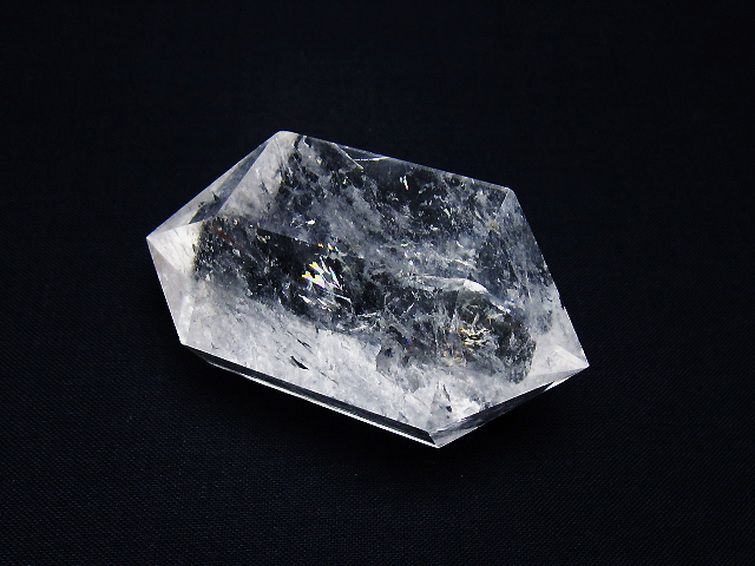 虹入り ヒマラヤ水晶ダブルポイント [t98-2590] 3枚目