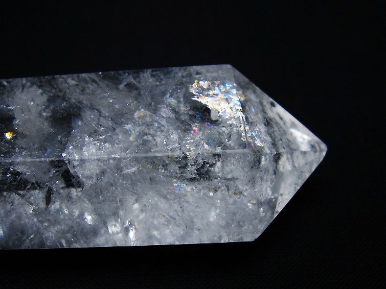 虹入り ヒマラヤ水晶ダブルポイント [t98-2608] 2枚目