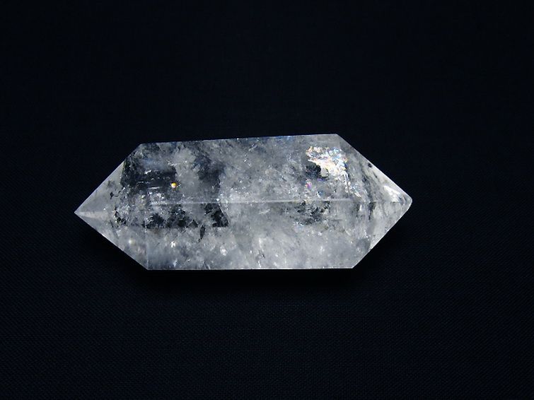 虹入り ヒマラヤ水晶ダブルポイント [t98-2608] 3枚目