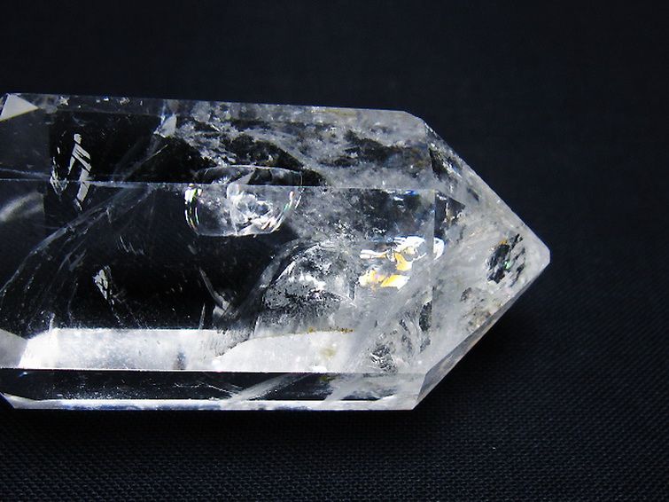 虹入り ヒマラヤ水晶ダブルポイント [t98-2619] 2枚目