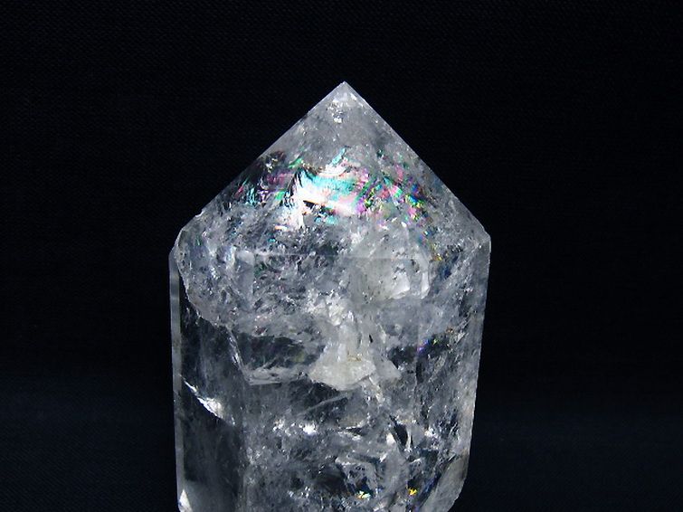 虹入り ヒマラヤ水晶ダブルポイント [t98-2675] 1枚目