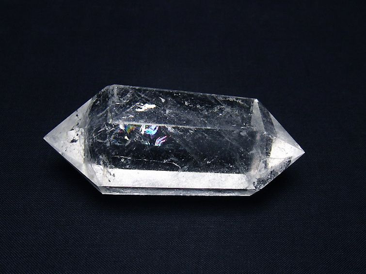 虹入り ヒマラヤ水晶ダブルポイント [t98-2686] 3枚目