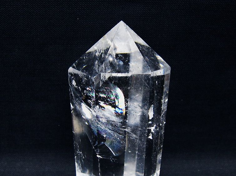 虹入り ヒマラヤ水晶ダブルポイント [t98-2717]