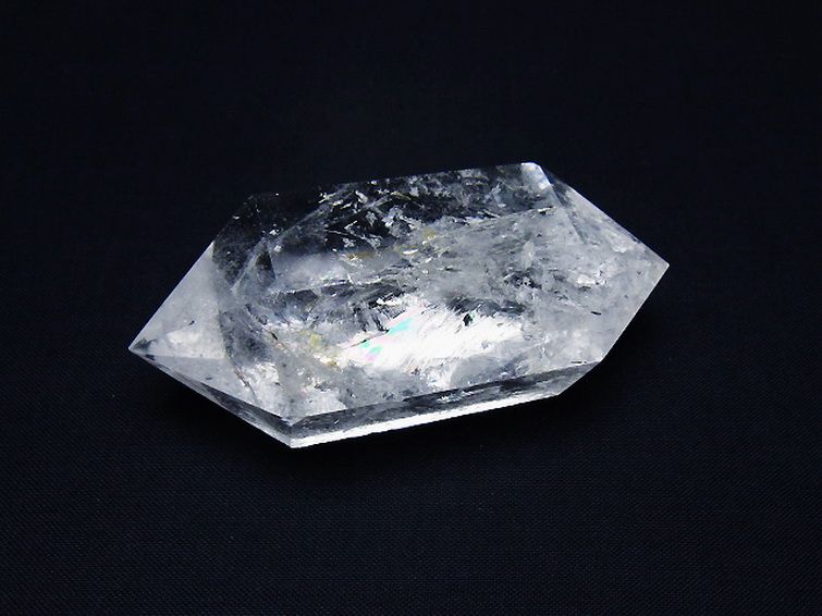 虹入り ヒマラヤ水晶ダブルポイント [t98-2724] 3枚目