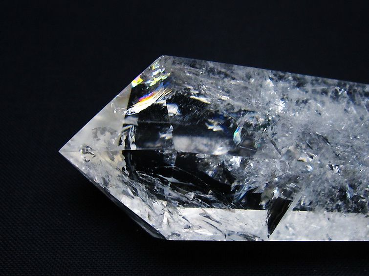 虹入り ヒマラヤ水晶ダブルポイント [t98-2728] 2枚目