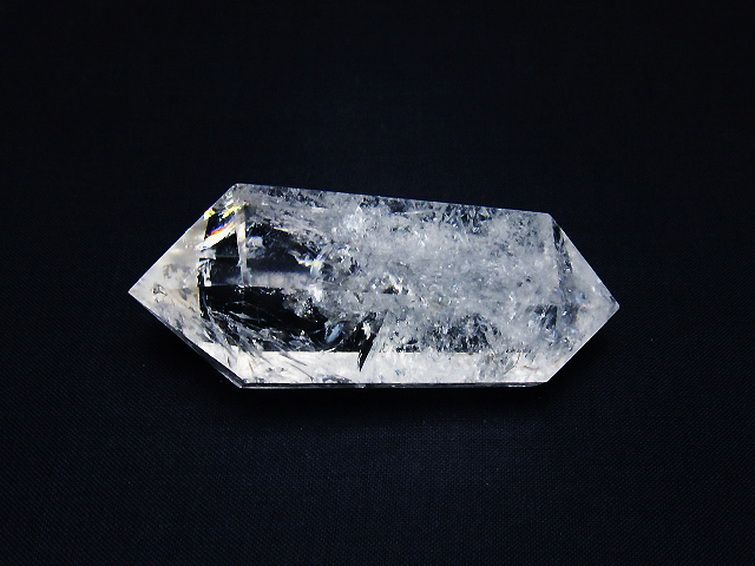 虹入り ヒマラヤ水晶ダブルポイント [t98-2728]