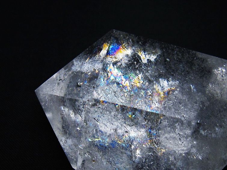 虹入り ヒマラヤ水晶ダブルポイント [t98-2736] 2枚目