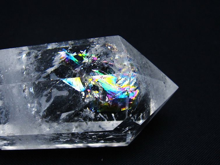 虹入り ヒマラヤ水晶ダブルポイント t98-2750の説明