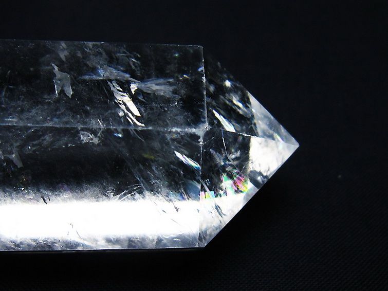 虹入り ヒマラヤ水晶ダブルポイント [t98-2761] 2枚目