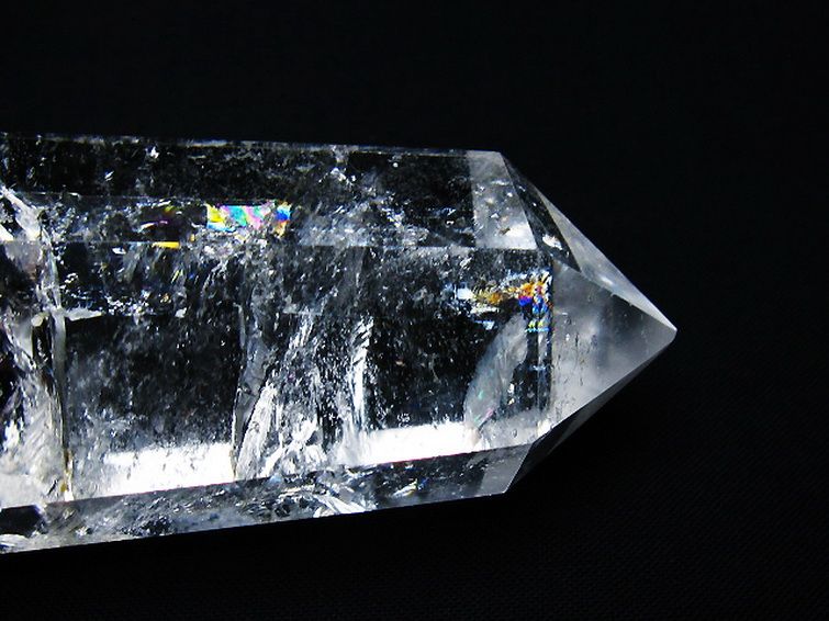 虹入り ヒマラヤ水晶ダブルポイント [t98-2766] 2枚目