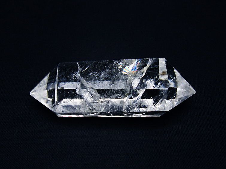 虹入り ヒマラヤ水晶ダブルポイント [t98-2766] 3枚目