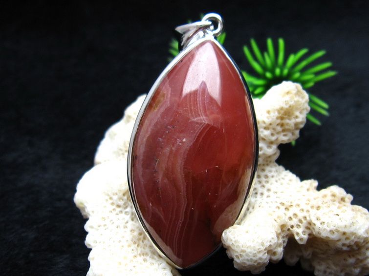 インカローズ ロードクロサイト ペンダント [W13-18] 1枚目