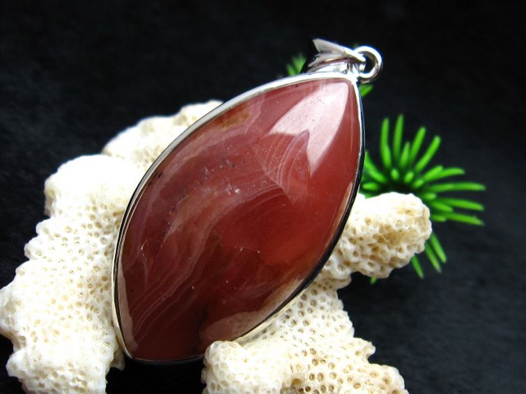 インカローズ ロードクロサイト ペンダント [W13-18] 3枚目