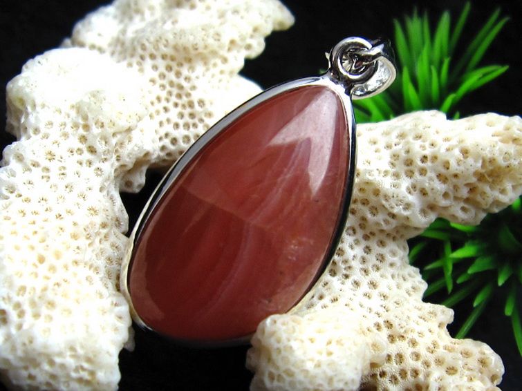 インカローズ ロードクロサイト ペンダント [W13-25] 3枚目