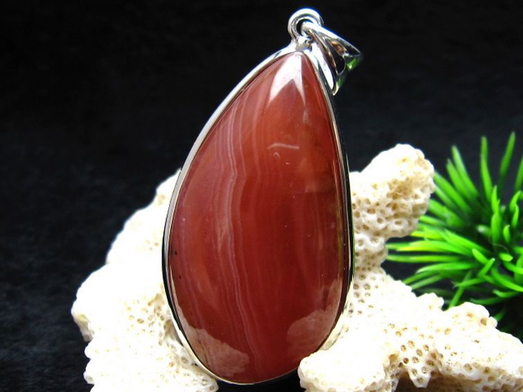 インカローズ ロードクロサイト ペンダント [W13-8] 1枚目