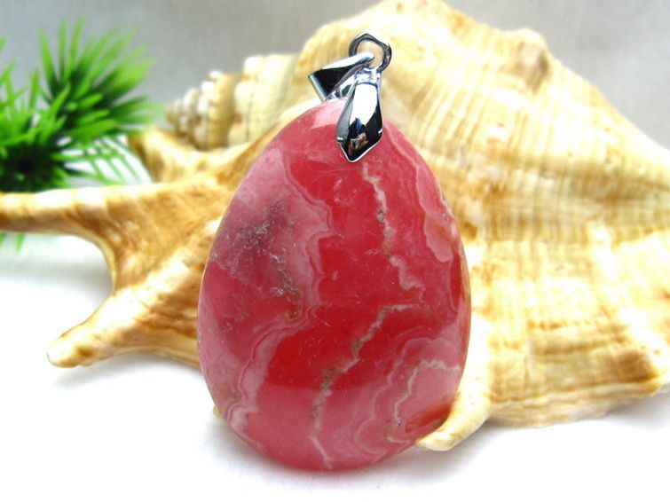 インカローズ ロードクロサイト ペンダント [W14-41] 1枚目