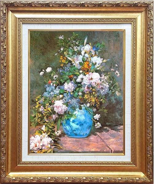 「春の花」オーギュスト・ルノワール