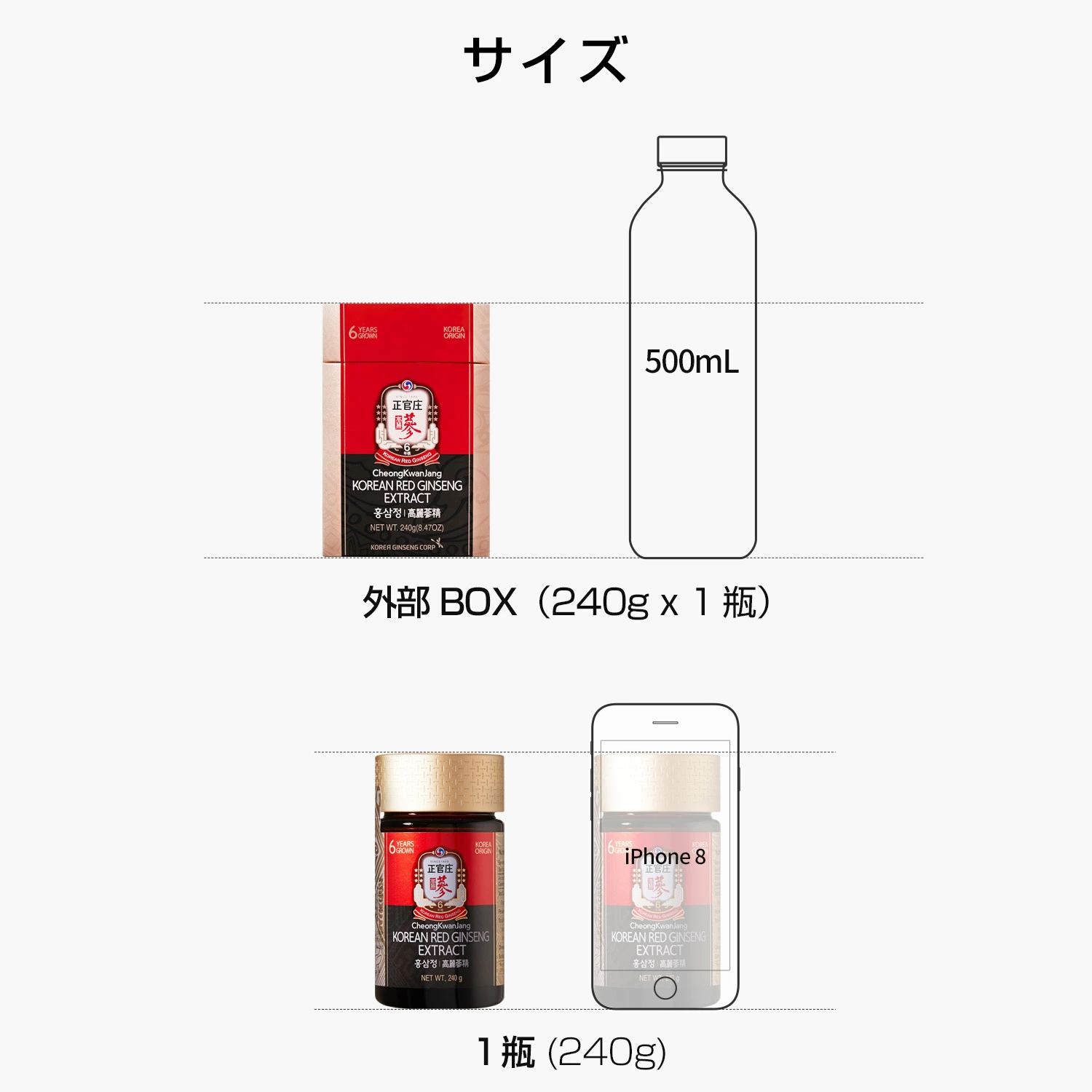 正官庄 日本公式】紅参エキス(240g、グローバル仕様)│正官庄(ジョン