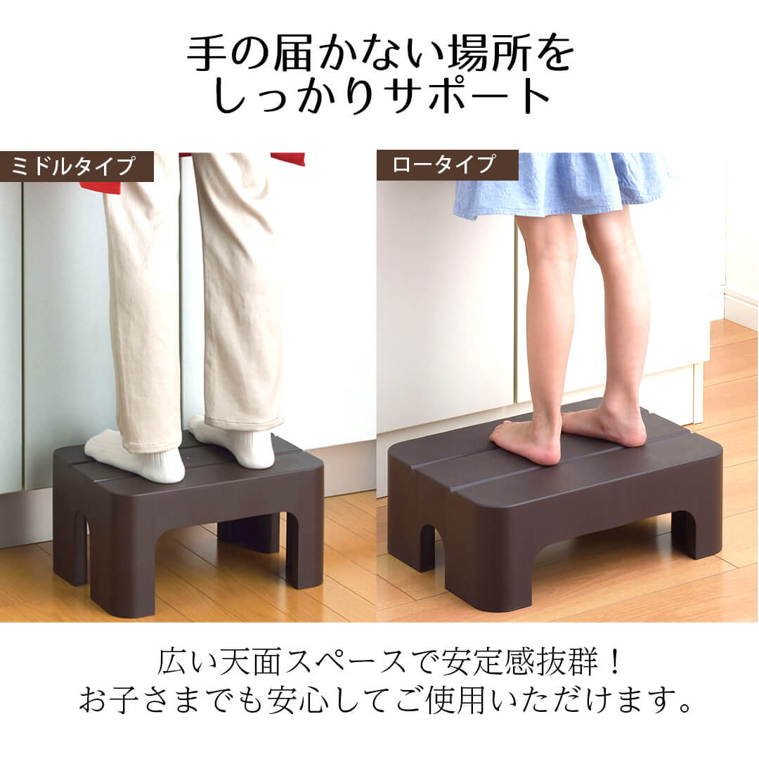手の届かない場所をしっかりサポート