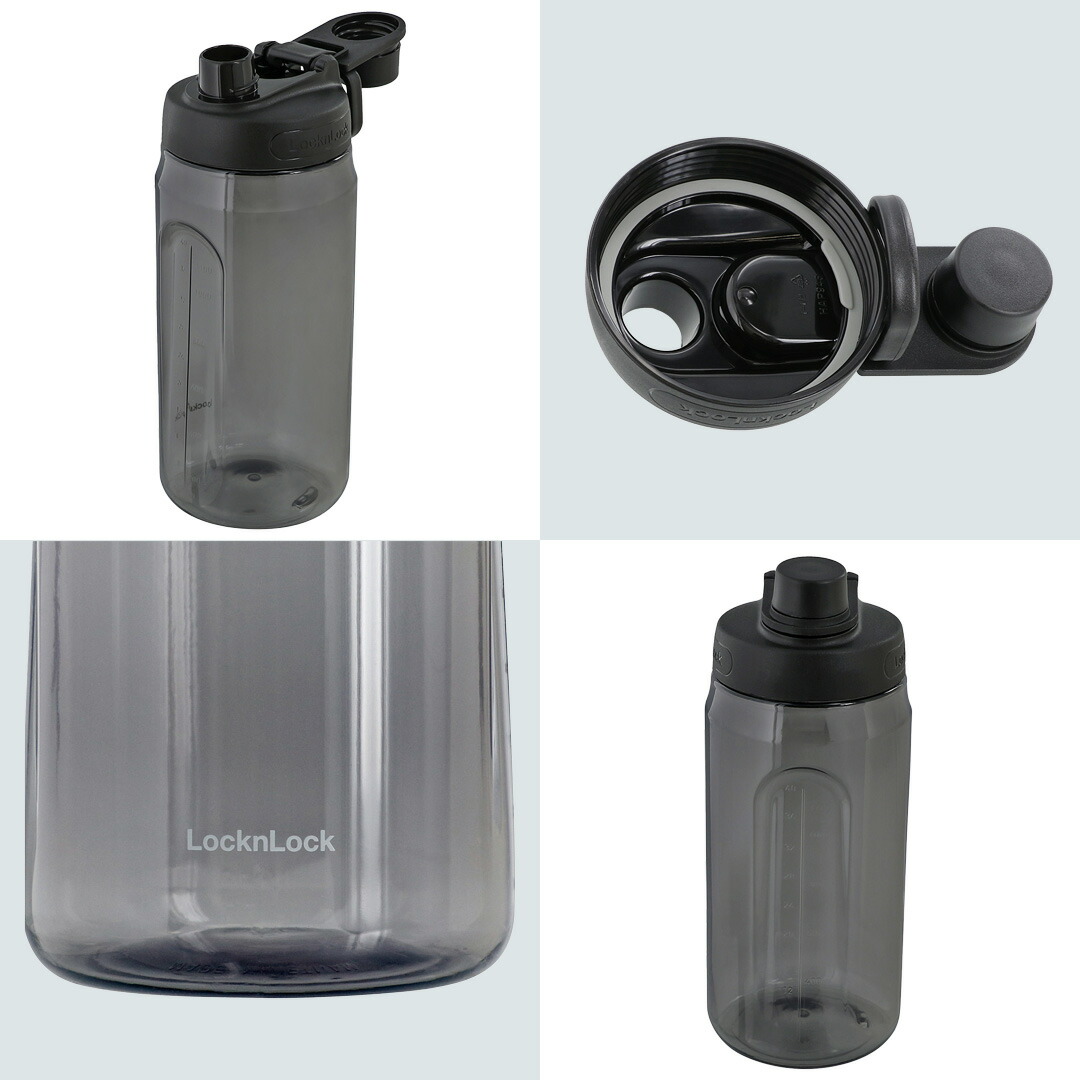 ロック＆ロック Active ウォーターボトル 1.5L ブラック HAP941BLK