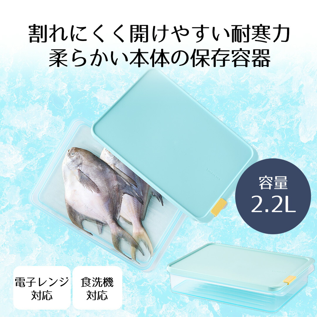 保存容器 冷凍 ロック＆ロック フローズン コンテナ 2.2L LivePlus