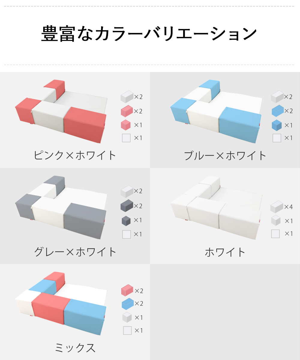 キッズブロック コーナーセット 113cm×113cm | キッズコーナー