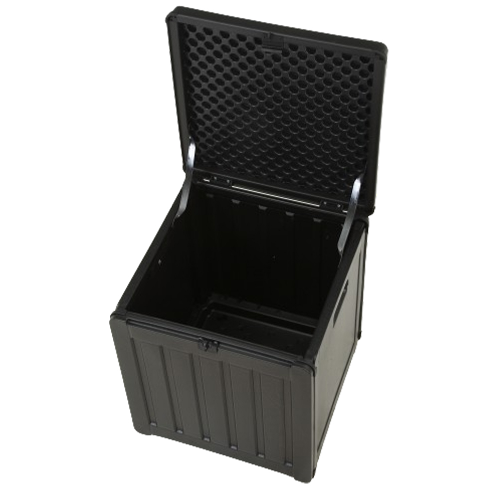 収納BOX 76L ブラック 組立式 不二貿易 | 宅配ボックス 収納 収納