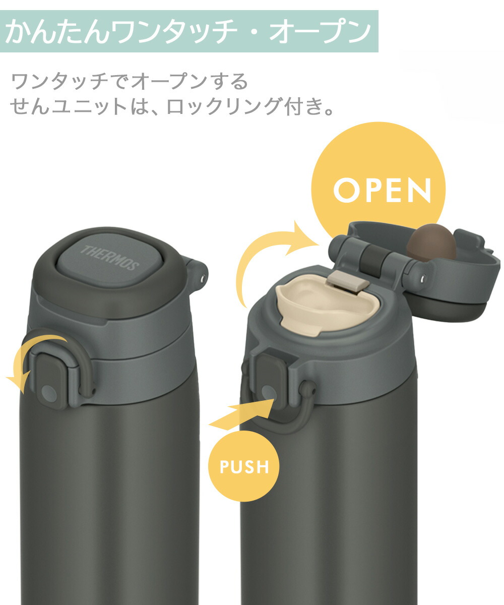サーモス 水筒 直飲み ワンタッチ 750ml スポーツドリンク対応 JOS-750