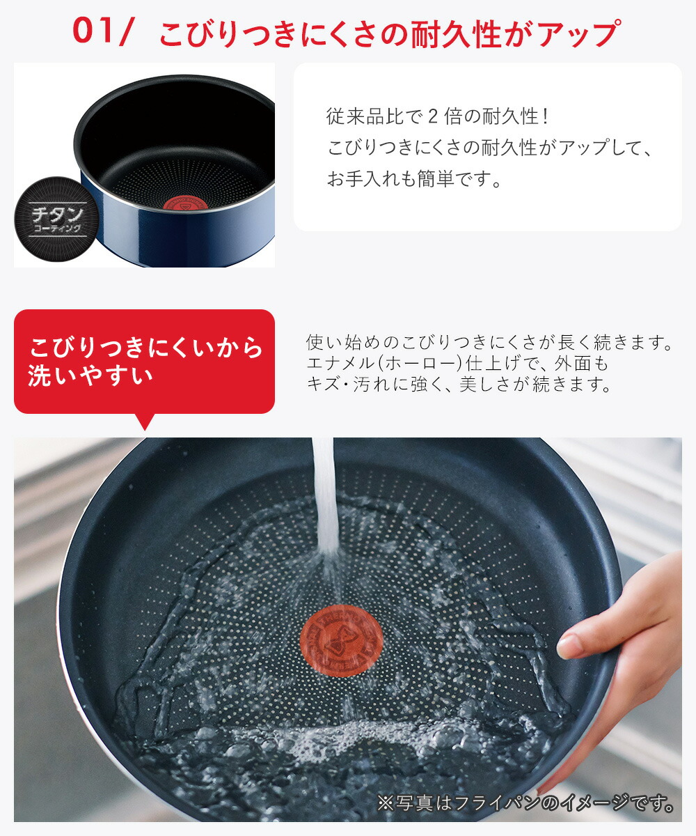 ティファール ガス火 20cm インジニオ・ネオ ロイヤルブルー ソース