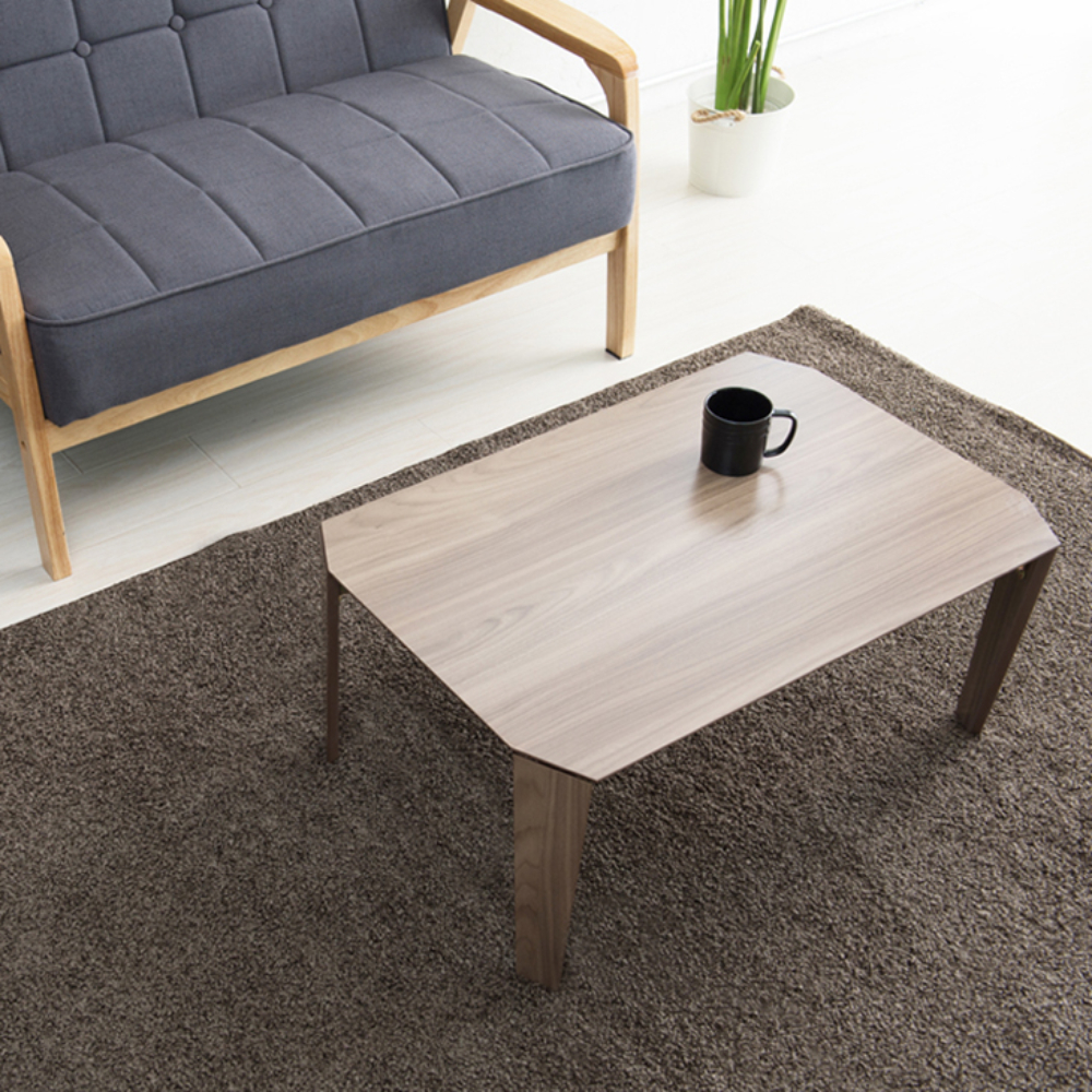 ローテーブル 折りたたみ テーブル 75cm × 50cm 木製 カーム CALM-75