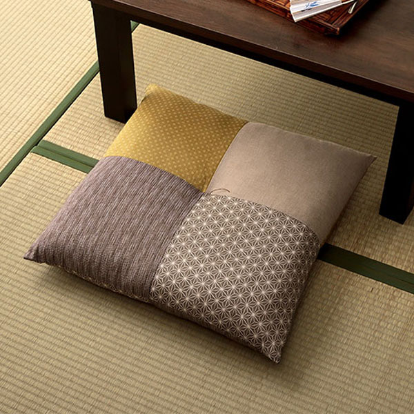 イケヒコ 座布団 「もえ/五右衛門」60×60cm クッション 厚め 綿 日本製