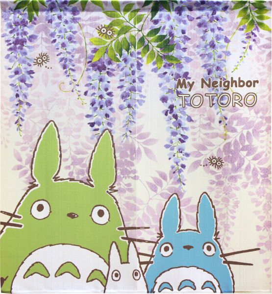 のれん トトロ 幅85×丈90cm 暖簾 四季 花 春 夏 秋 冬 ひまわり