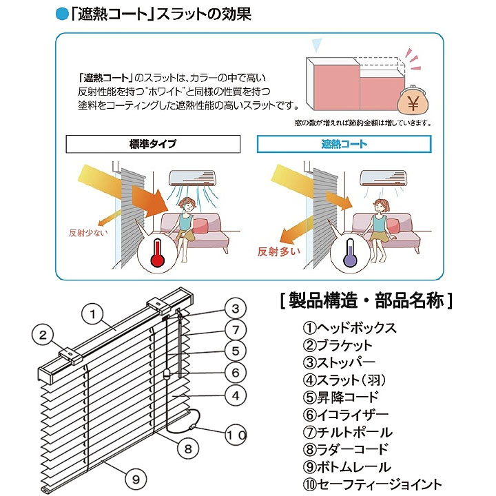 アルミブラインド 標準タイプ TIORIO ティオリオ [ta] 幅60×高さ