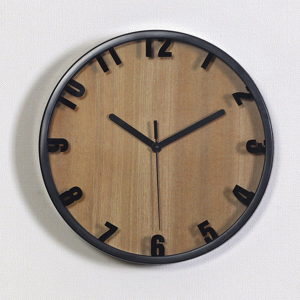 掛け時計 ブランチ 22cm ブラック/ホワイト 壁掛け時計 おしゃれ かわいい｜seikatsusouzouya｜02