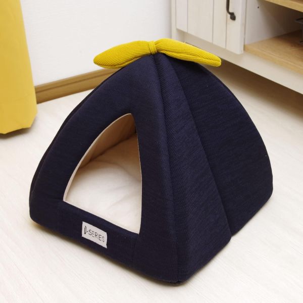 猫 ベッド ドーム型テントベッド 約35×35×35cm ハウス ペットベッド