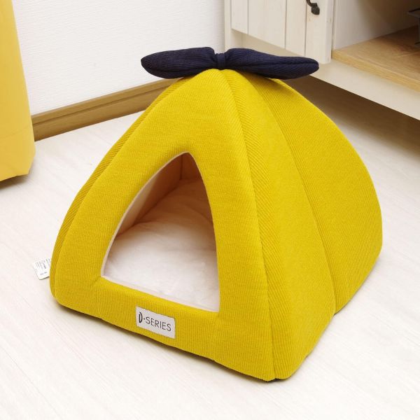 猫 ベッド ドーム型テントベッド 約35×35×35cm ハウス ペットベッド