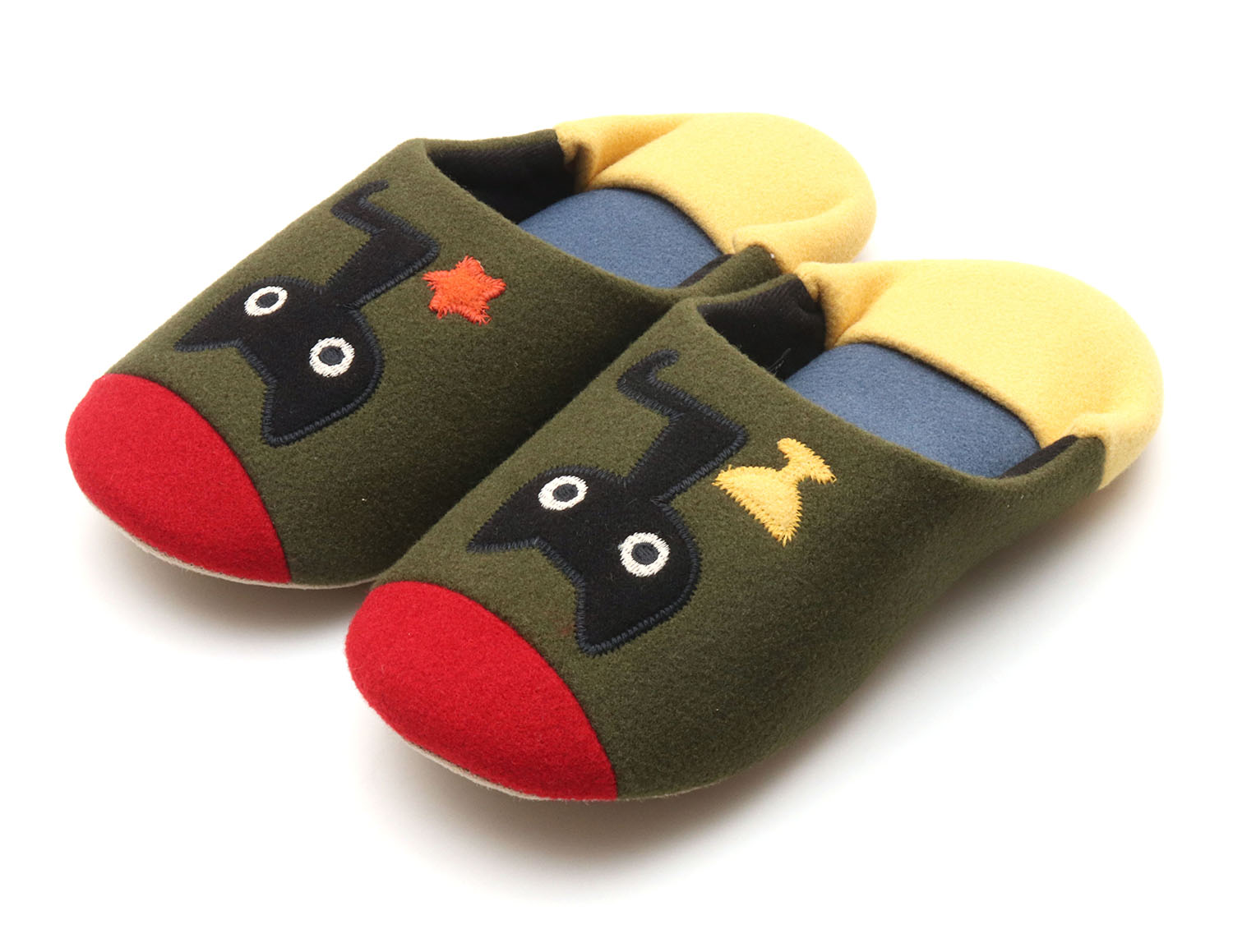 30％OFF ルームシューズ マタノアツコ カメラ目線 バブーシュ スリッパ ATSUKO MATANO 俣野温子 またのあつこ 黒猫 MEME 爆買 | Atsuko Matano | 01