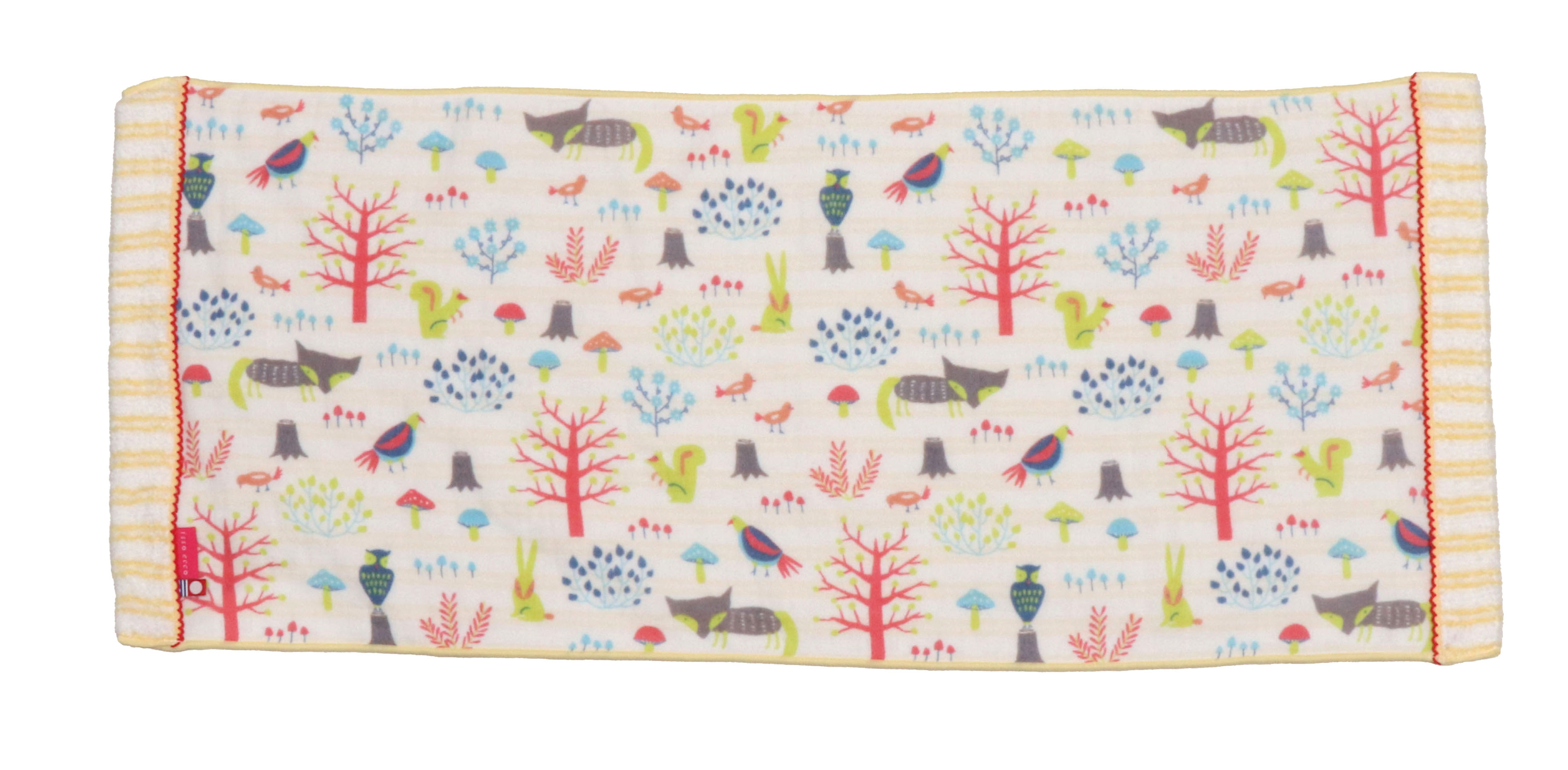 半額以上 60％OFF 数量限定 フェイスタオル isso ecco イッソエッコ もり きょうりゅう 今治タオル ガーゼ 動物柄 アニマル柄 恐竜 国産 爆買 | 今治タオル | 02