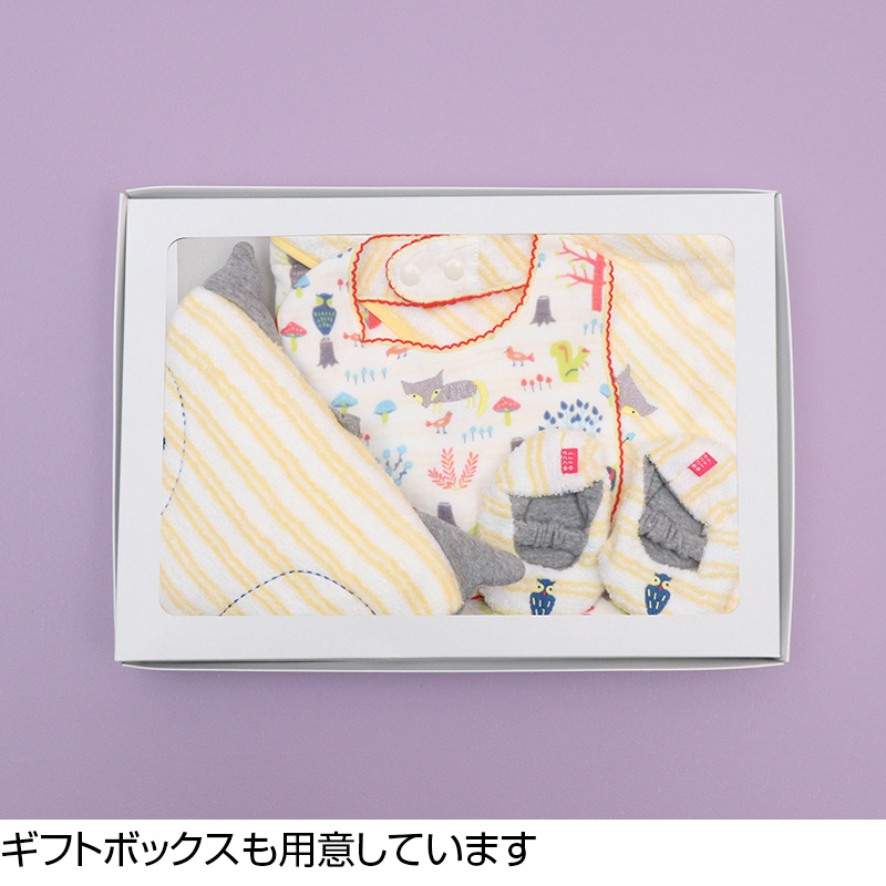 山のマフラータオル オコジョと雪 : Yamasanka Shop by EIKO