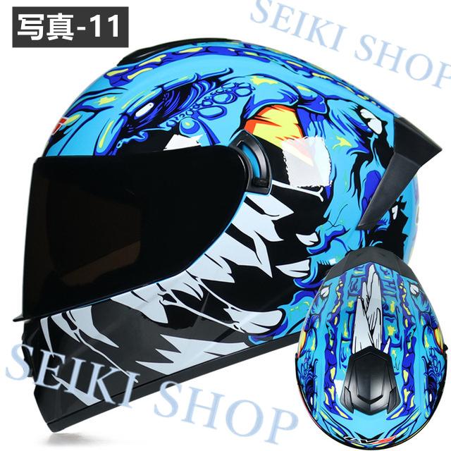 バイクヘルメット バイク用品 サイクルヘルメット オートバイクヘルメット  ヘルメット ギフト２点付通気性良い フルフェイスヘルメット  ZJPW-701｜seiki2017｜20