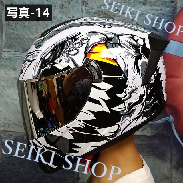 バイクヘルメット バイク用品 サイクルヘルメット オートバイクヘルメット  ヘルメット ギフト２点付通気性良い フルフェイスヘルメット  ZJPW-701｜seiki2017｜23