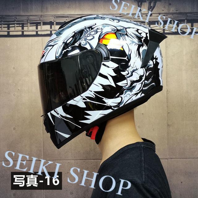 バイクヘルメット バイク用品 サイクルヘルメット オートバイクヘルメット  ヘルメット ギフト２点付通気性良い フルフェイスヘルメット  ZJPW-701｜seiki2017｜25