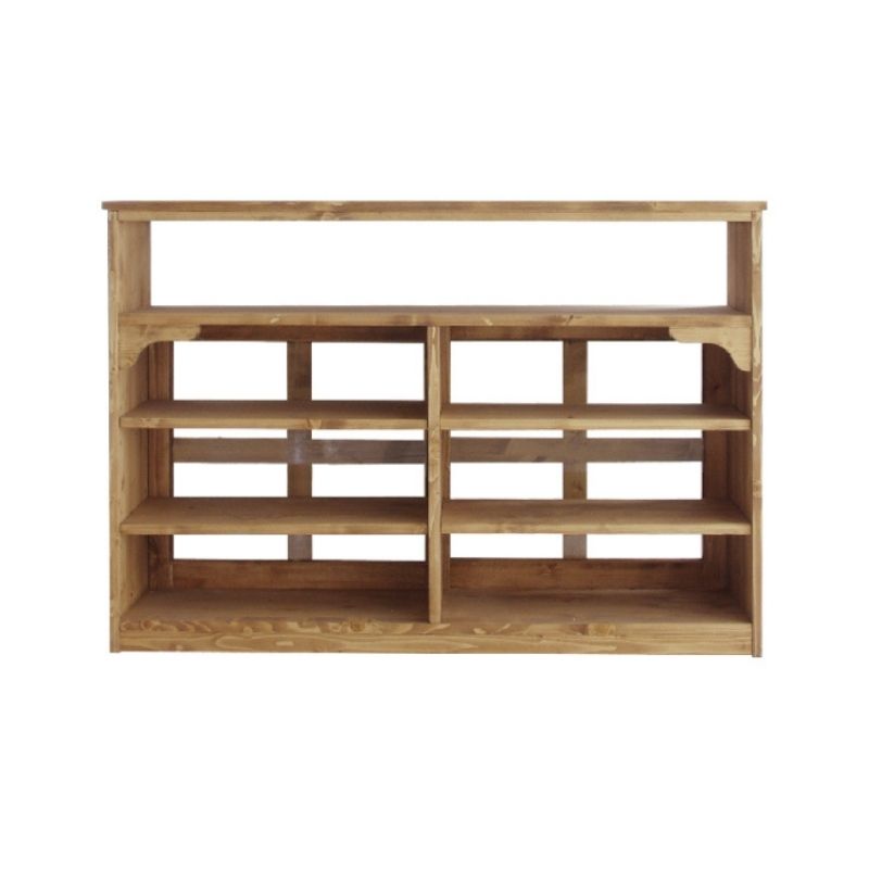 NORA（ノラ） 食器棚 間仕切り キッチンカウンター キャビネット 122cm