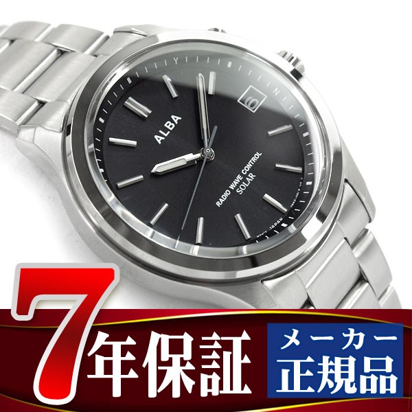 SEIKO ALBA セイコー アルバ ソーラー 電波 メンズ 腕時計 10