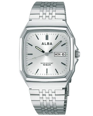SEIKO ALBA セイコー アルバ スタンダード ねじロック式 メンズ 腕時計