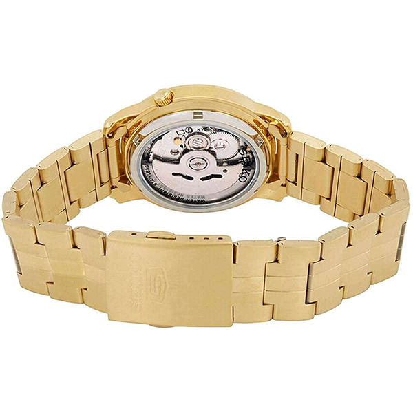 SEIKO 5 SNKL86K1 機械式 自動巻き アナログ メンズ 腕時計 ゴールド