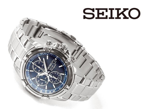 セイコー時計専門店 スリーエス - 正規品 逆輸入 SEIKO セイコー センタークロノグラフ アラーム機能搭載 クォーツ メンズ 腕時計